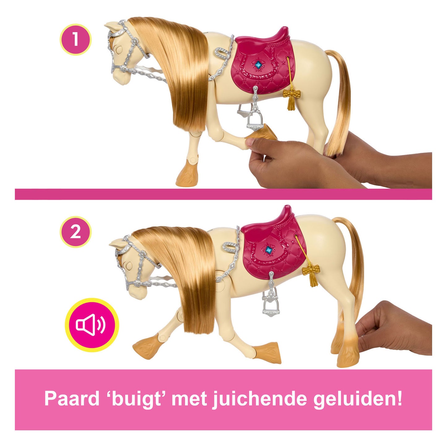 Barbie Family Horse Chase Horse Funktionen