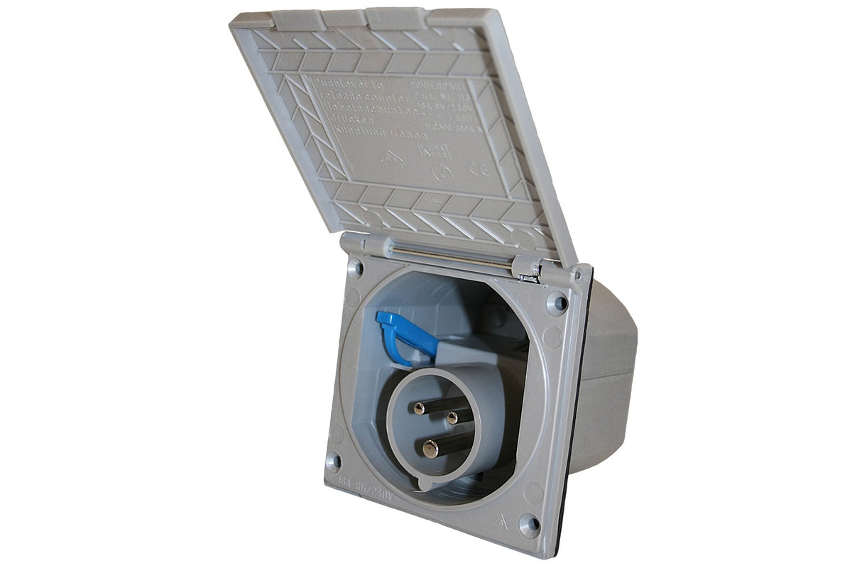 Standard Line Cee-Eingangsbox silbergrau