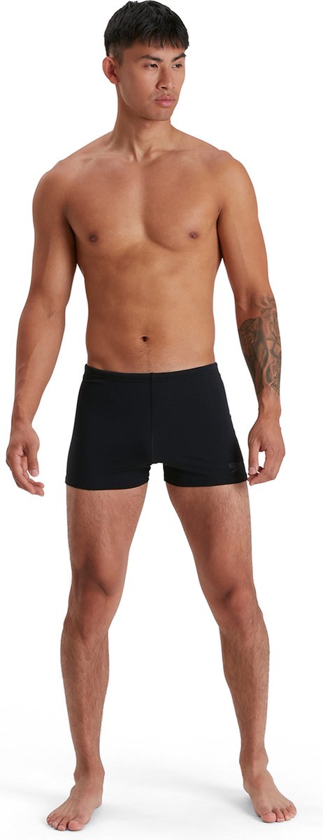 Speedo Endurance+ Aquashort Herren-Sportbadehose – Schwarz