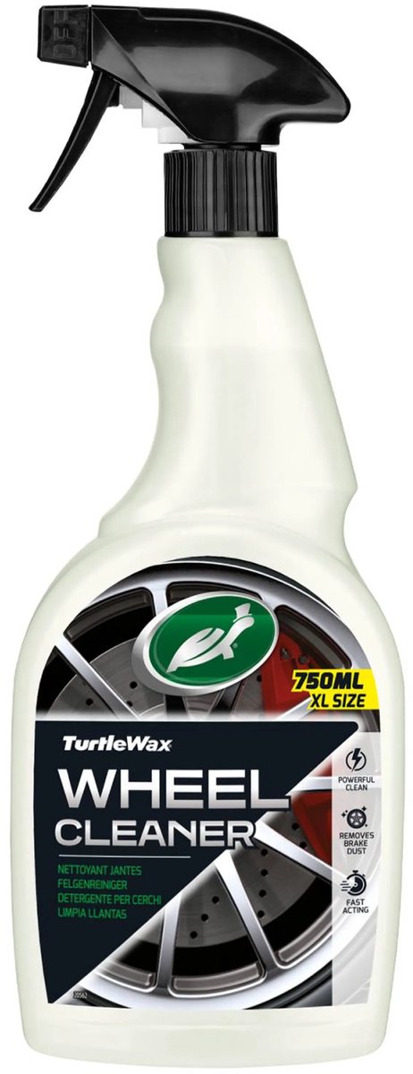 Turtle-Wachs-Felgenreiniger – zur Verwendung auf Leichtmetallfelgen, Stahlfelgen und Kunststoff-Radkappen – entfernt effektiv Bremsstaub, Öl und Straßenschmutz – 750 ml