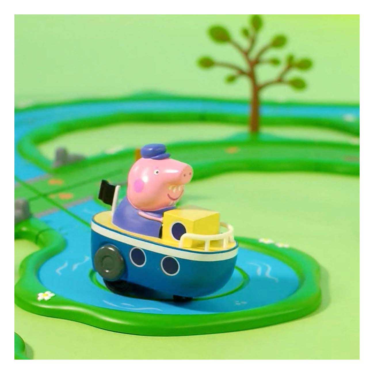 Spectron Peppa Pig flitzt herum und wimmelt entlang des Stiefelsets