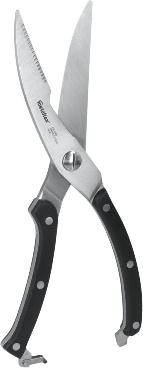 Metaltex - Wildschere - Küchenschere - Edelstahl - Bakelitgriff - für Geflügel - 25 cm