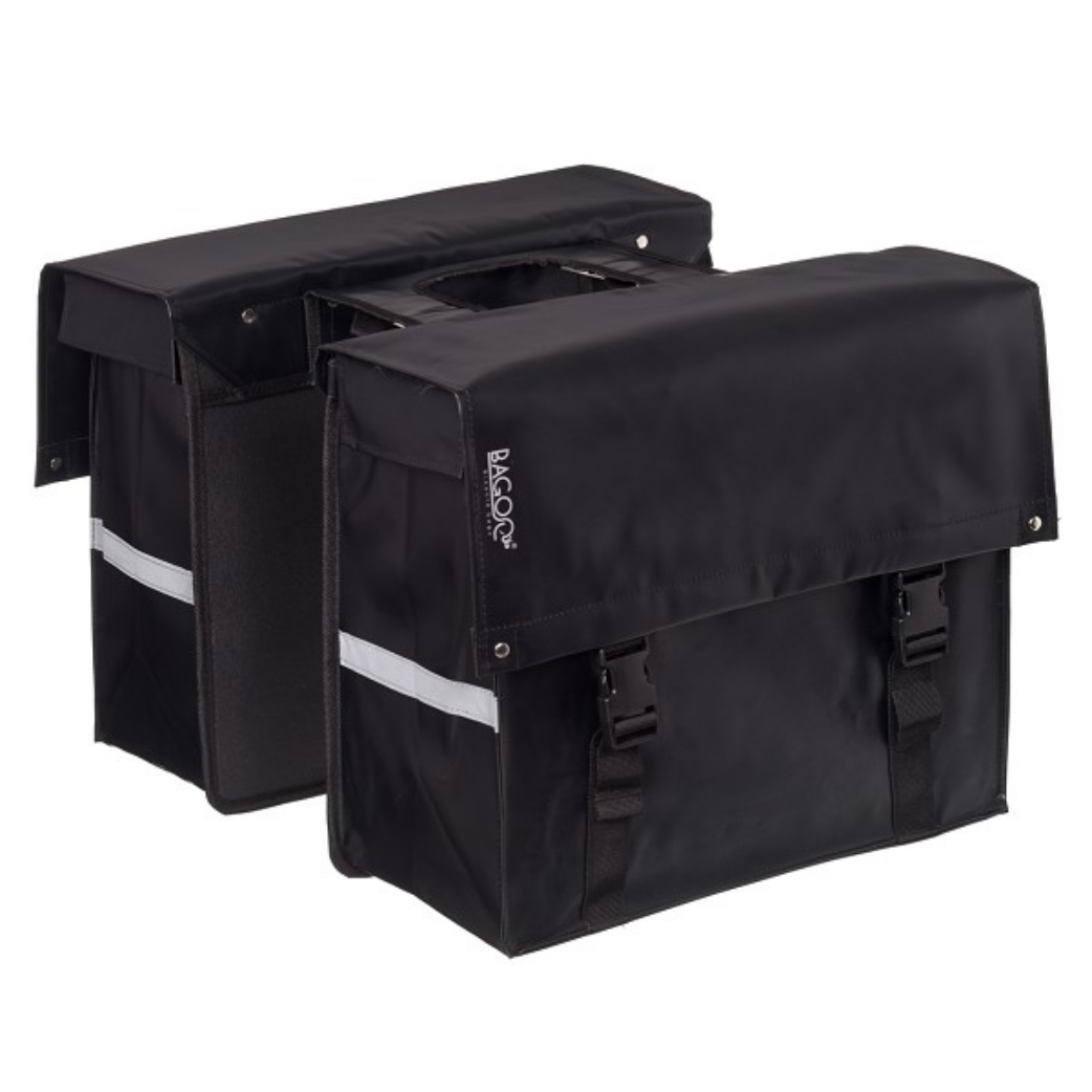 Bagoo Double Fahrradbeutel Bisonylschwarzer Inhalt 46L