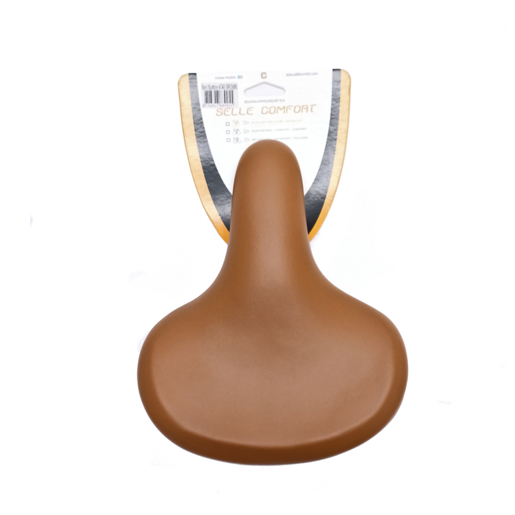 Selle Komfort Komfort Urban Junior Kindersattel mit hängenden Quellen, hellbraun (Hanging Pack)