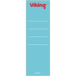 Aktenrückenetiketten Wikingerblau 10 Stück Papier
