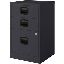 Hängeregistraturkommode Bisley pfa3zw 3 Schubladen schwarz
