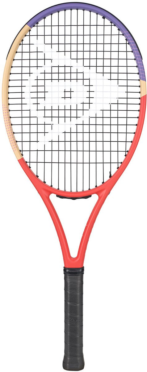 Dunlop - Tennisschläger - Tristorm Team 100 G4 - Roter Pfirsich Lila