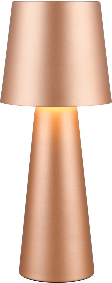 Trio Nubian - Tischleuchte - Mokka - exkl. 1x E27 7 W - Schnurschalter
