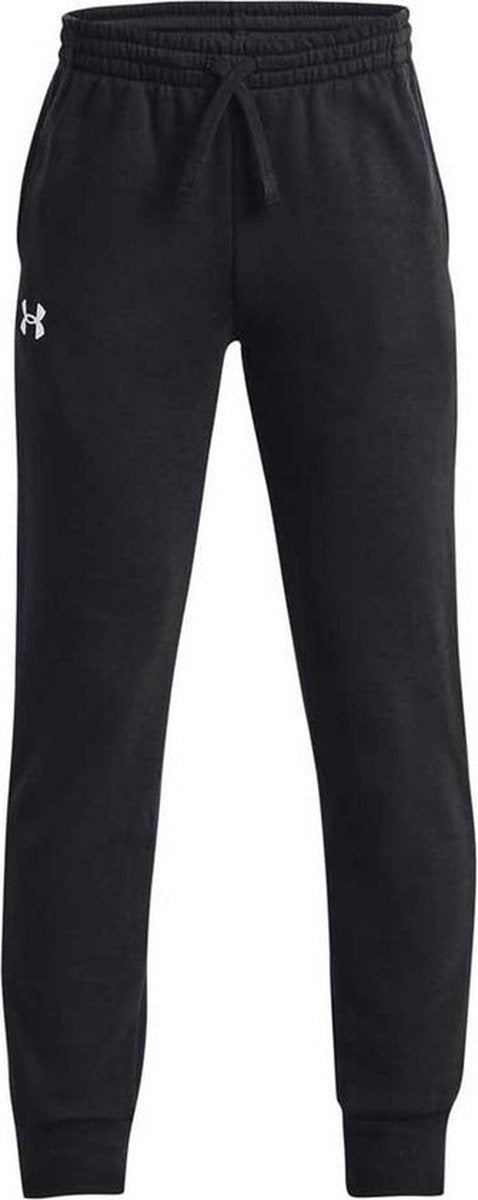 Under Armour ua Rival Fleece Joggers-Blk Jungen-Sporthose – Schwarz – Weiß