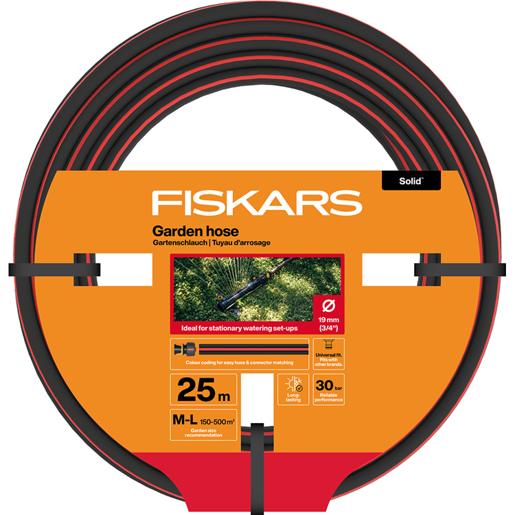 Fiskars solider Gartenschlauch 19 mm (3 4") 25 m – 1076062