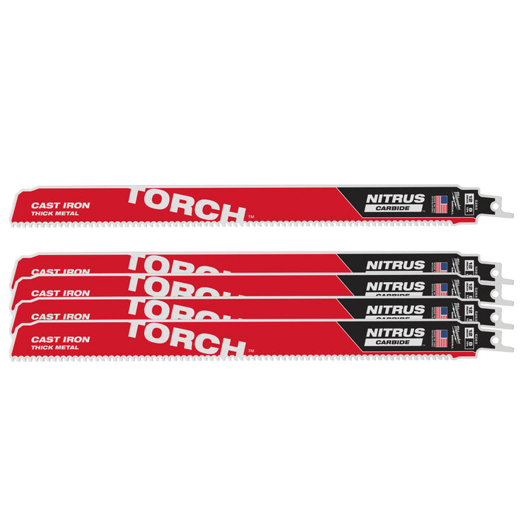 Ty Milwaukee Heavy Du Torch™ mit Nitruscarbide™ | TCT-Brenner Nitrus 300 mm x 8 TPI | 5 Stück - 48475563