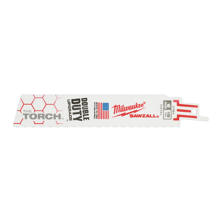 Ty Milwaukee Heavy Du Torch™ Säbelsägeblatt | Brenner 150 mm x 18 TPI | 5 Stück - 48475784