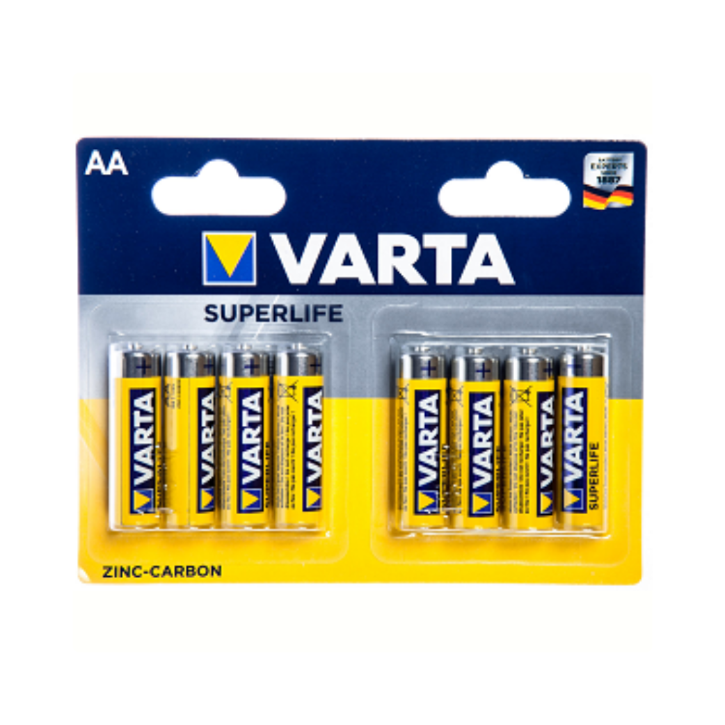 Batterien AA Superlife R06 1.5V Zink-Kohle 8 Stück