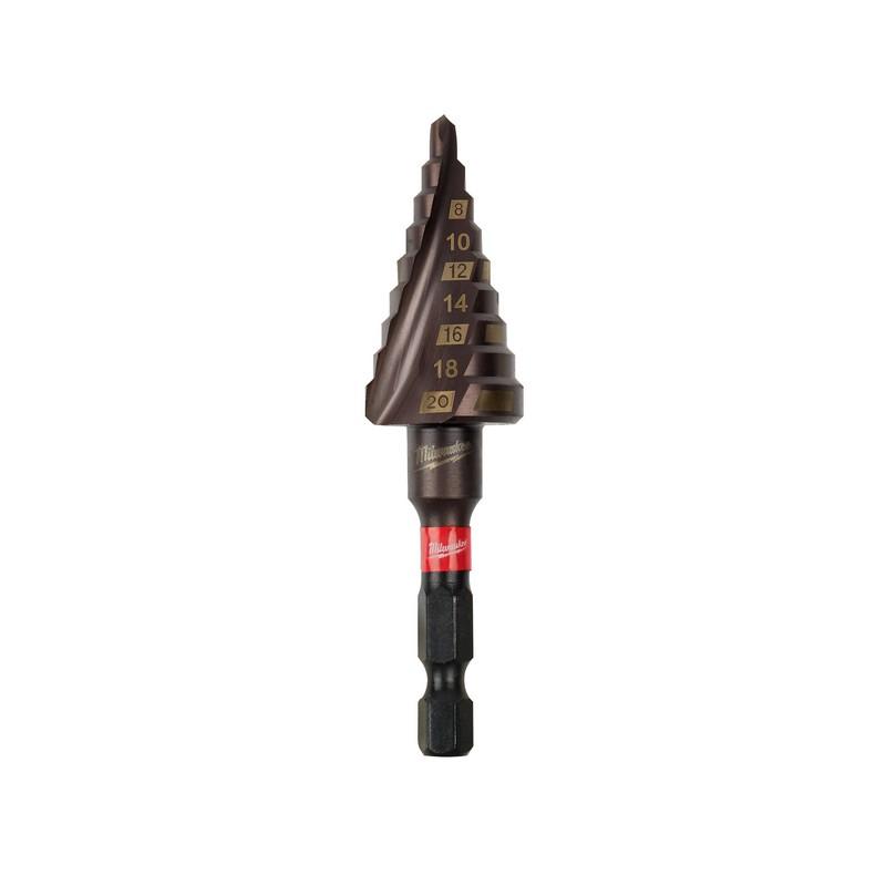 Milwaukee Zubehör Stoßwellen-Stufenbohrer 4–20 mm – 1 Stück – 48899263