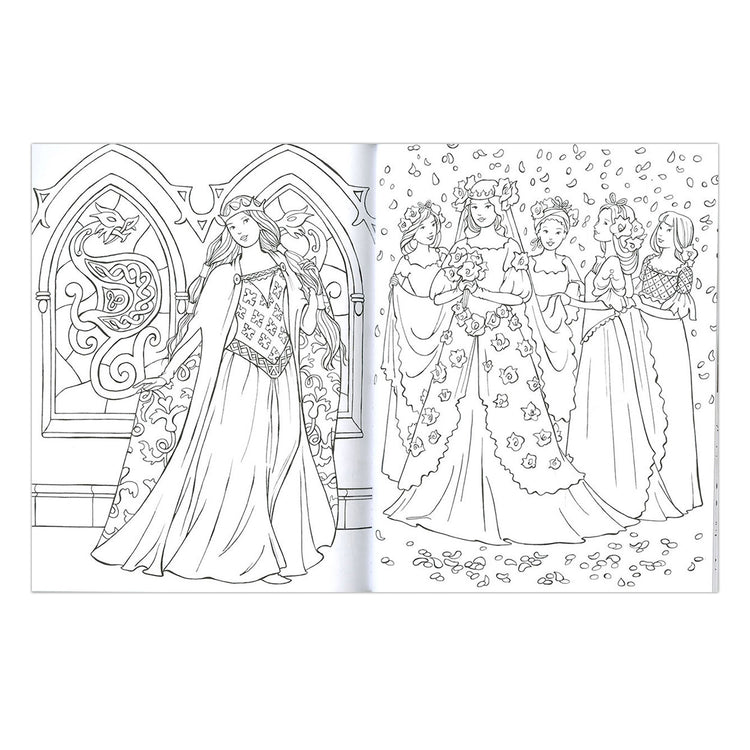 Das schöne Prinzessin Malbuchbuch