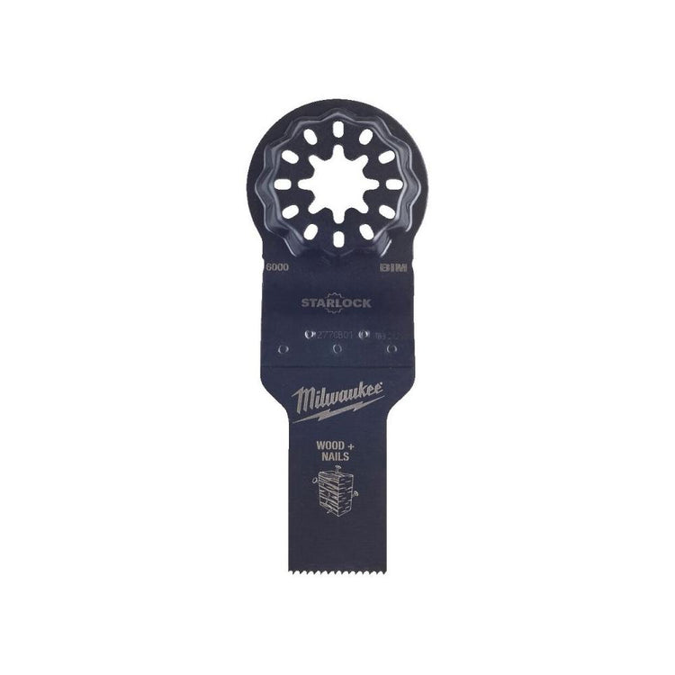 Milwaukee Zubehör Tauchsägeblatt Holz mit Nägeln 20 mm schmal Bimetall – 48906000