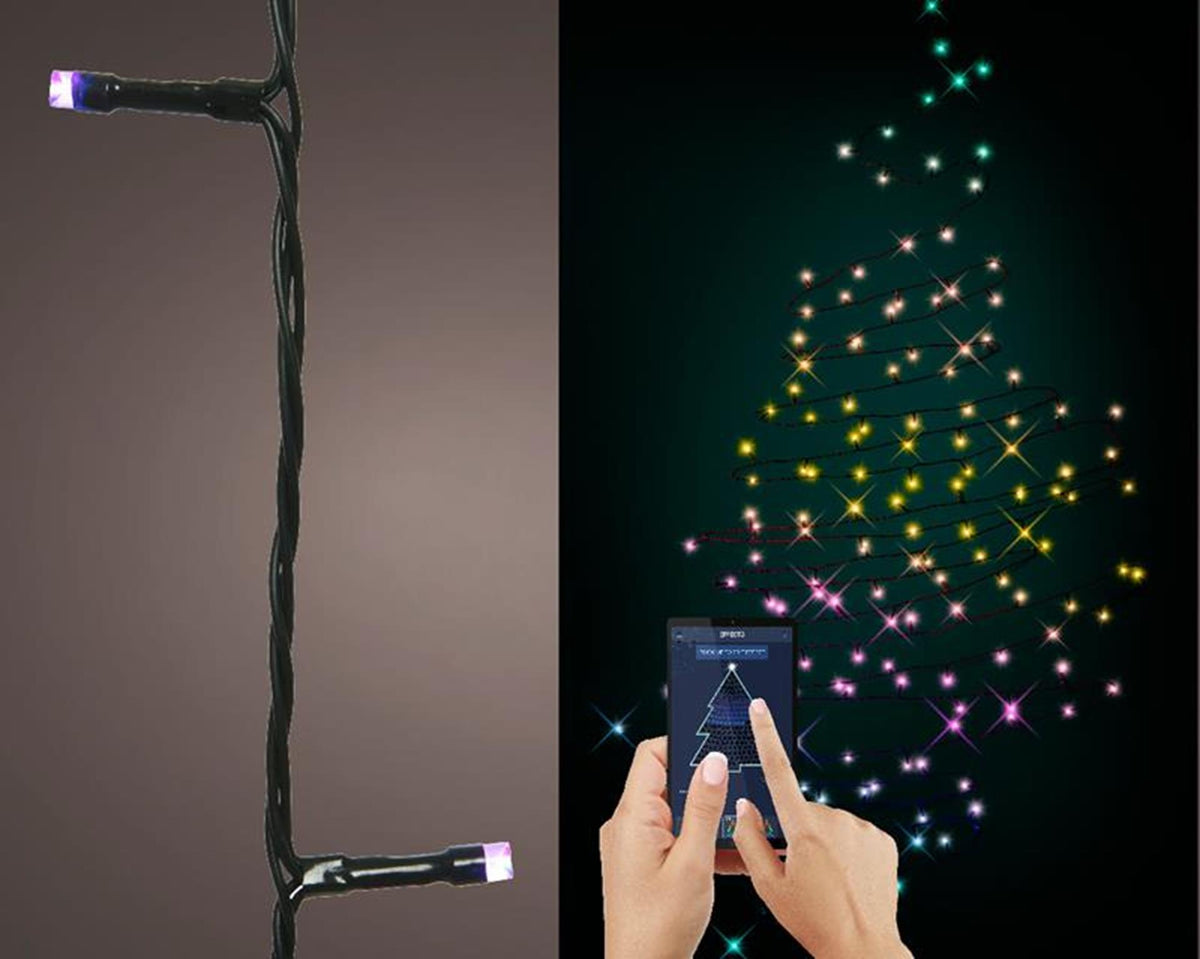 Lumineo Weihnachtsbeleuchtung App-Steuerung 100 LED