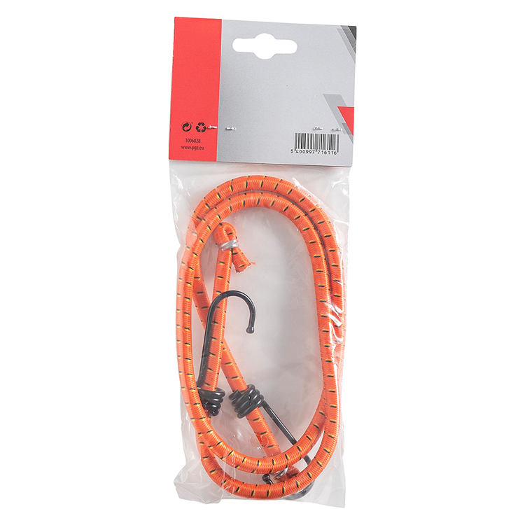 Mack 1006828 - Gummiband 2 Haken rot | 5 Stück