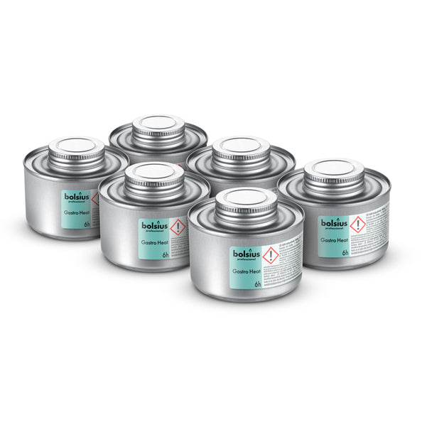 Bolsius Gastro-Wärmedose 6 Brennstunden 4 Tablettteile (4 Stück)