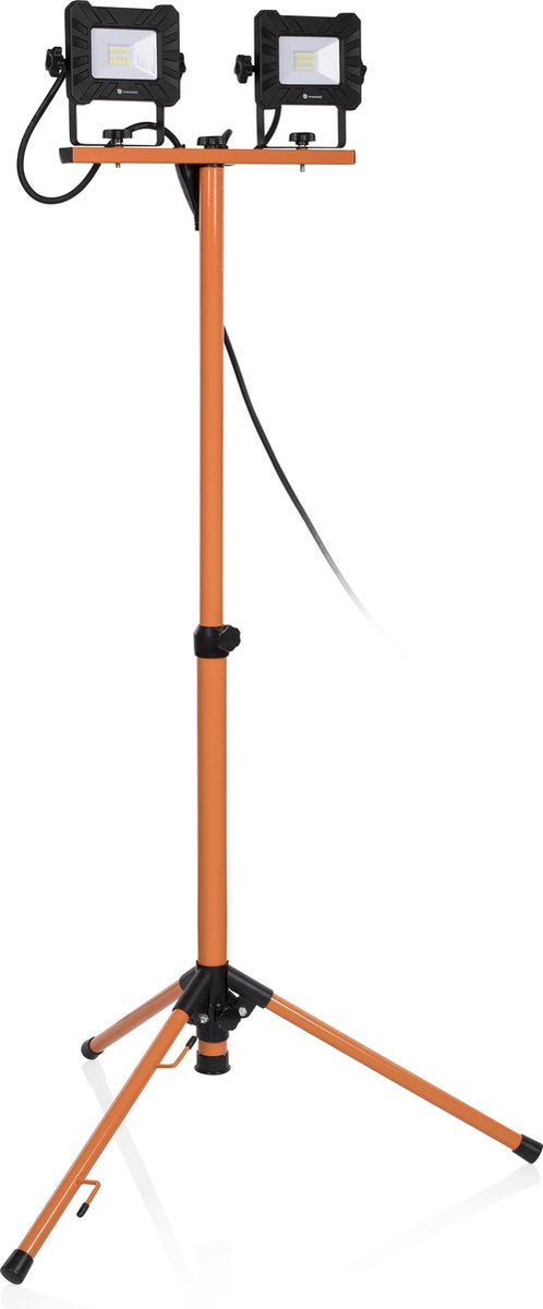 Smartwares fcl-80116 – Baulampe 1500 lm – 10 W – IP65 – verstellbares Stativ