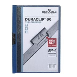 Clip-Ordner Duraclip langlebig A4 220x307mm Nachtblau
