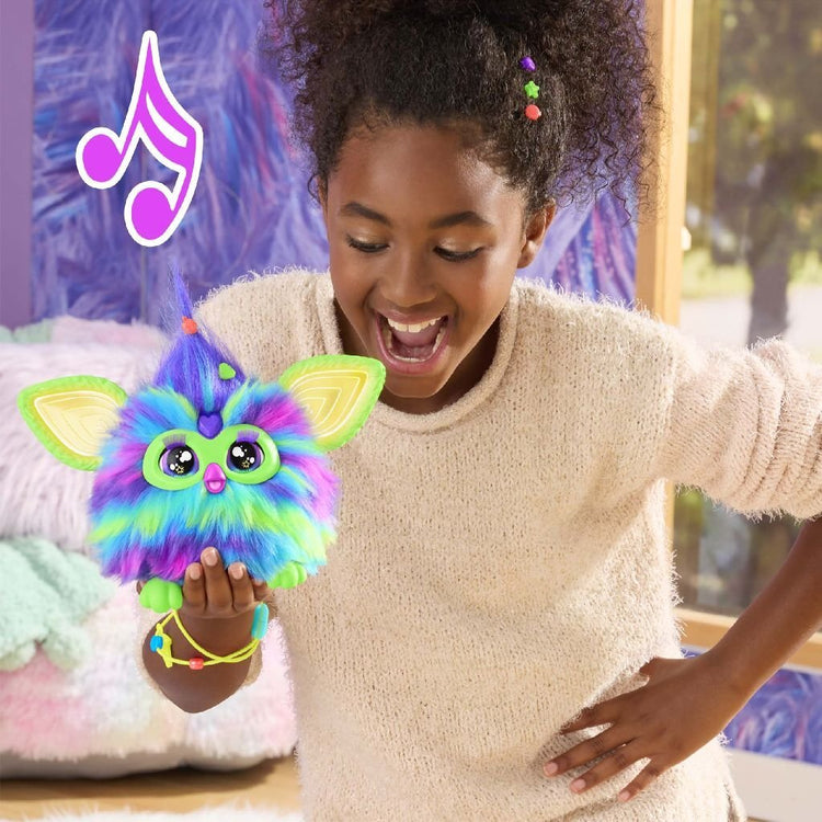 Furby Furby Aurora Borealis glüht im Dunkeln + Licht und Klang