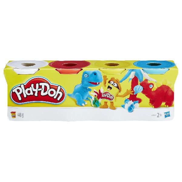 Play-Doh 4er-Pack (Süße Farben)
