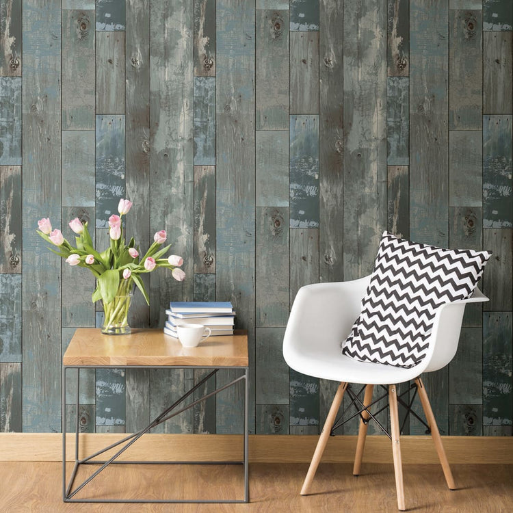Niederländische Wandverkleidung niederländische Wandabdeckung Tapetengerüste Holz graublau