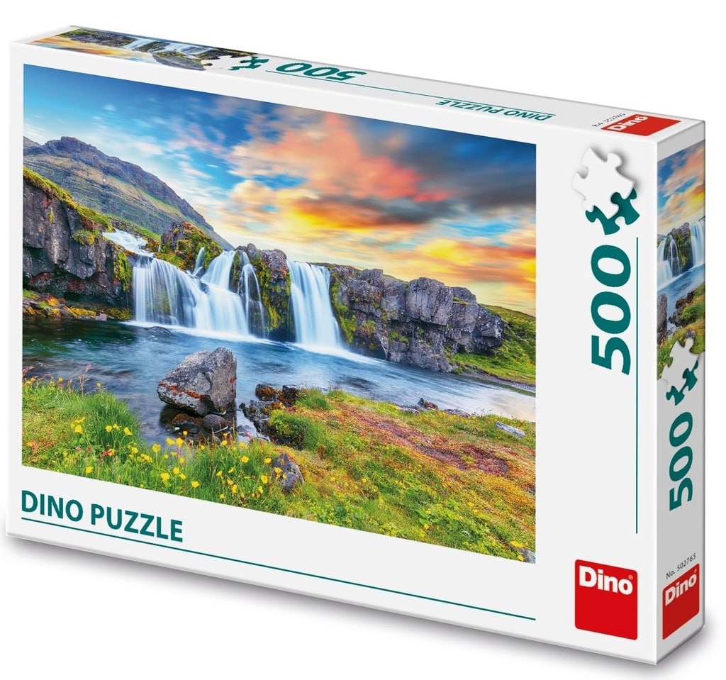 Puzzle der isländischen Wasserfälle 500 Stücke