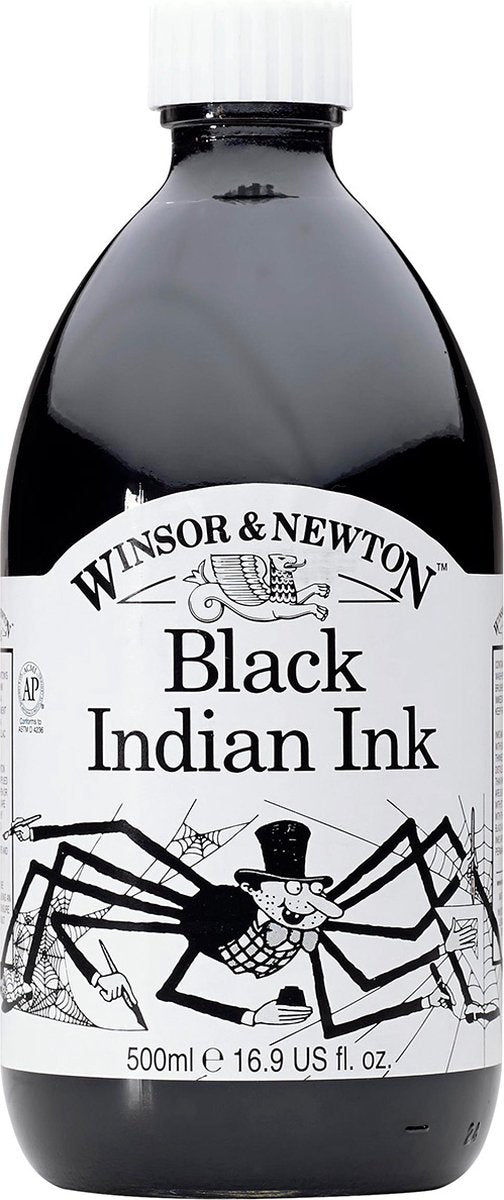 Winsor Newton - Hobbytinte - Tusche - Schwarz - 250ml