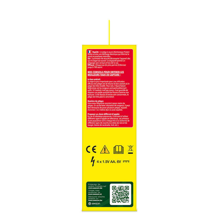 Pro-tect 1076861 – Mäusefalle elektronisch 1st Protect Home | 1 Stk