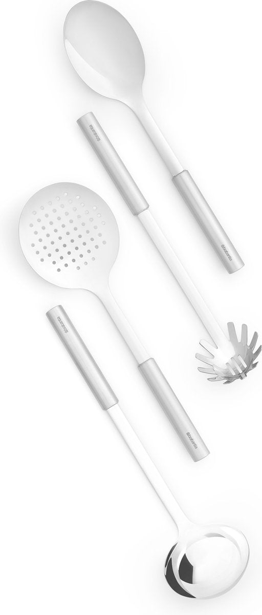 Brabantia Profil-Küchengeschirr-Set – 4-teilig – Edelstahl