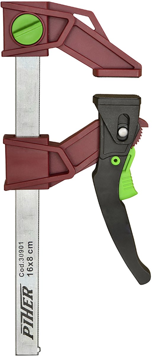 Piher Light Pal Klemmen-Set – Schnellklemme – Schnellspannklemmen – Klemmkraft 120 kg – 16 cm Klemmbereich – funktioniert 5 x schneller!