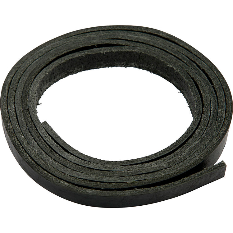 Creativ Company Lederband, B: 10 mm, Stärke 3 mm, schwarz, 2 m 1 Box