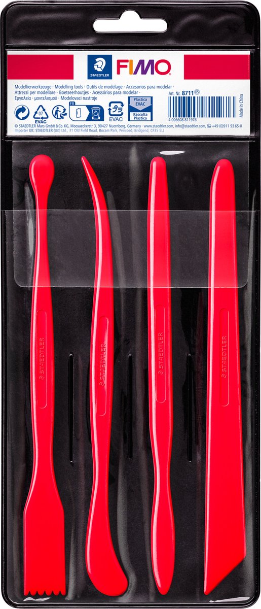 Fimo® -Werkzeuge, 4 -Stück 1 Box