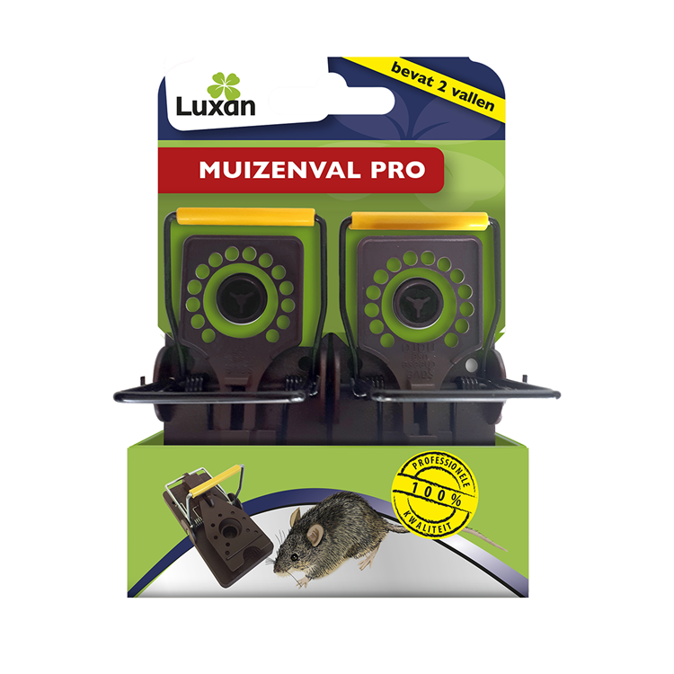 Luxan 1075222 - Mausefalle Profi 2 Stück | 1 Stk
