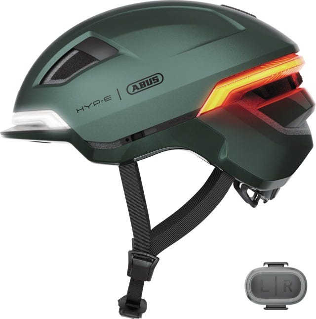 ABUS Smart Helm Hyp-e Jungle Green L 57-61 cm