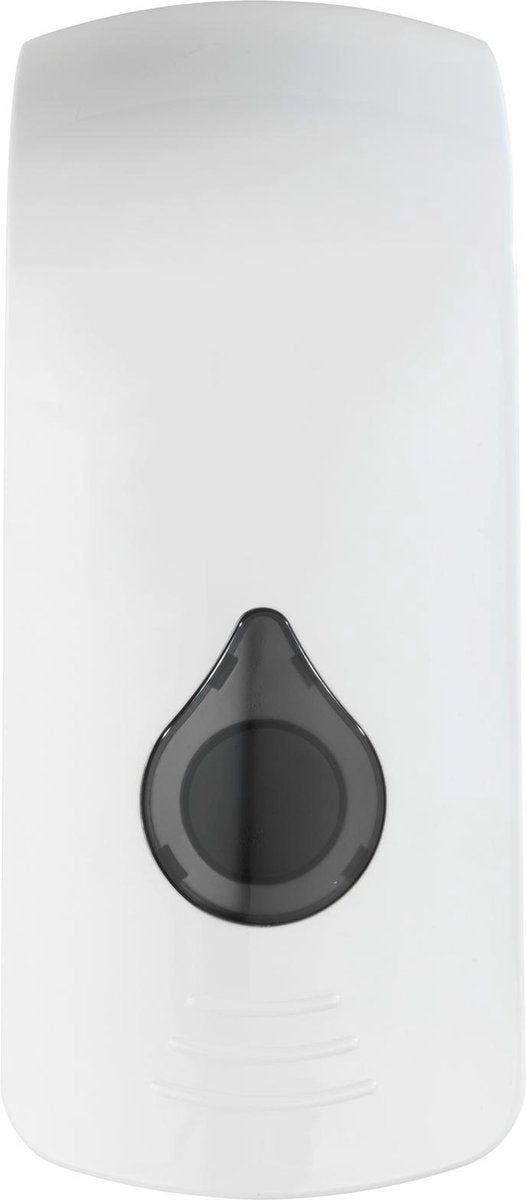 Wenko Desinfektionsseifenspender Ranera L – 750 ml Kunststoff weiß – Wandmontage – Seifenpumpe