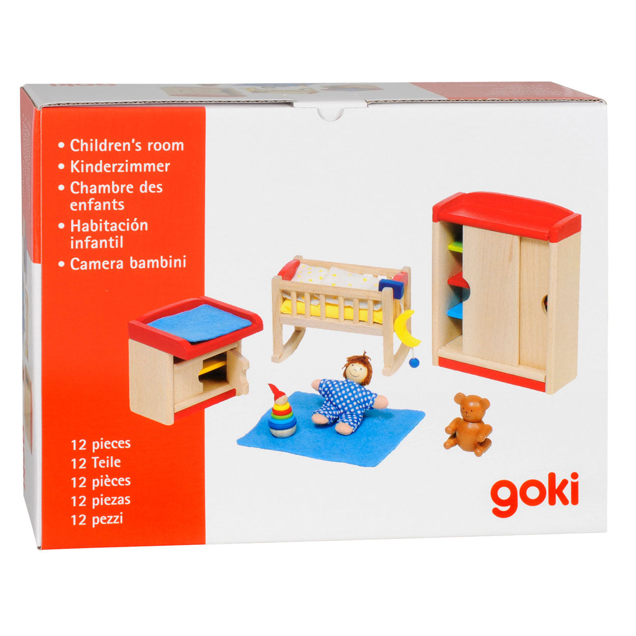 Goki -Babyzimmer für Dollhouse