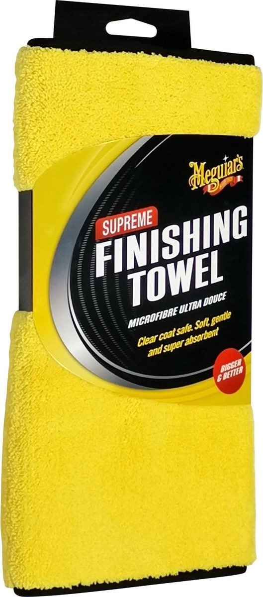 Meguiar's Meguiar's Supreme Trockentuch 50 x 30 cm – Mikrofaser-Trockentuch fürs Auto – sehr saugfähig – Auto-Aufbereitungstuch