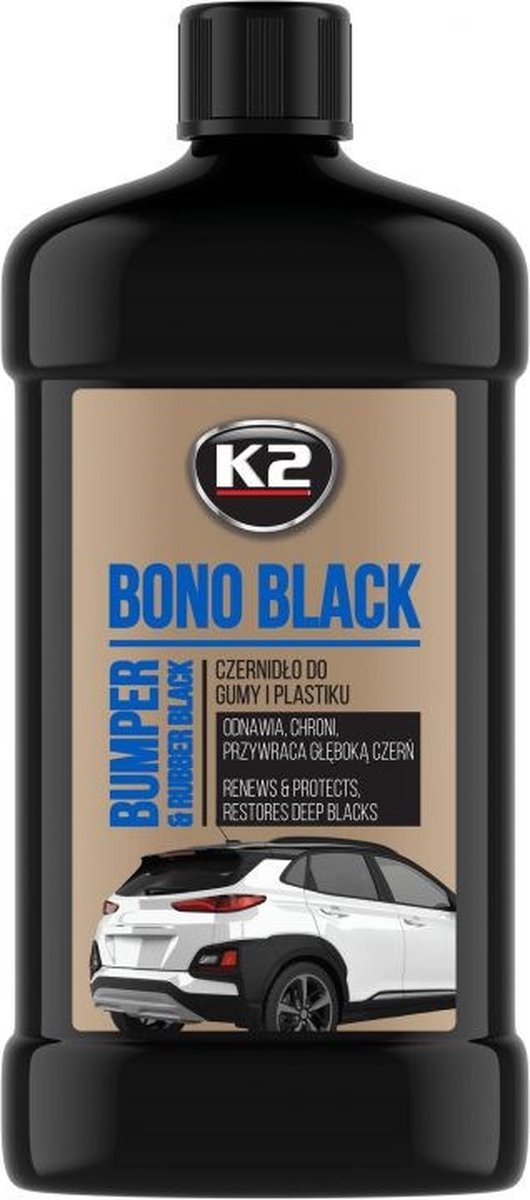 K2 Bono Black – Farbauffrischer für Kunststoff und Gummi – 500 ml
