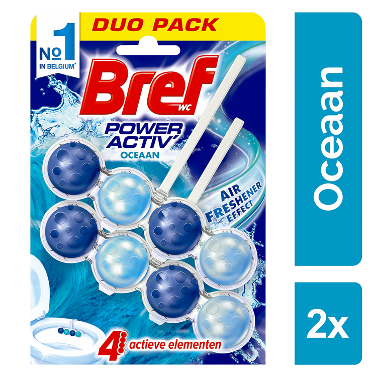 Bref 1005729 – Toilette Power Activ Ocean 2x51gr | 10 Stück