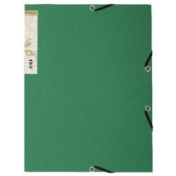 Ordner Exacompta 56983e 380g m2 A4 24x34cm dunkelgrün 3 Klappen