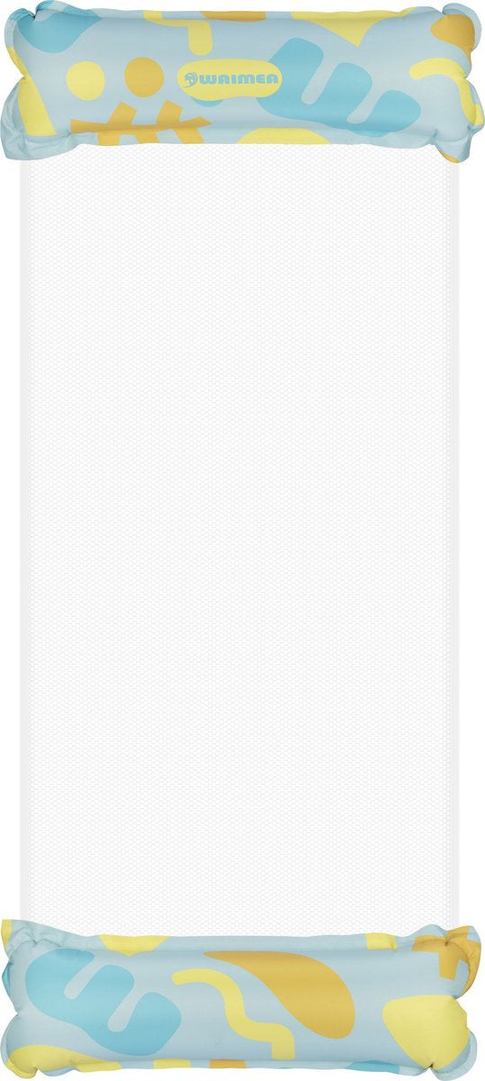 Waimea aufblasbare Wasserhängematte – PVC – blau – ca. 137 x 70 cm