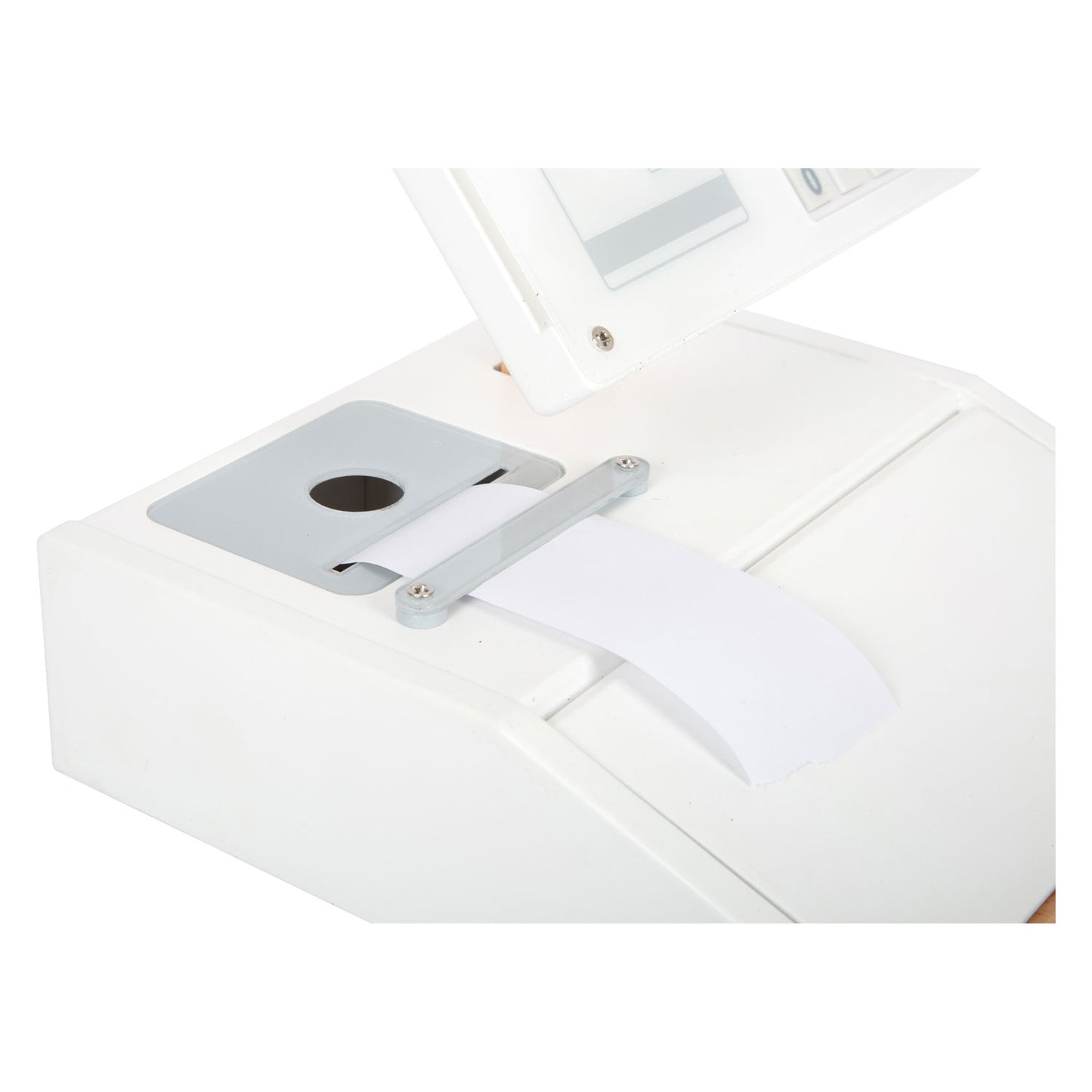 Kleine Fußspielzeugkasse mit kleinem Fuß mit Scanner, 15dlg.