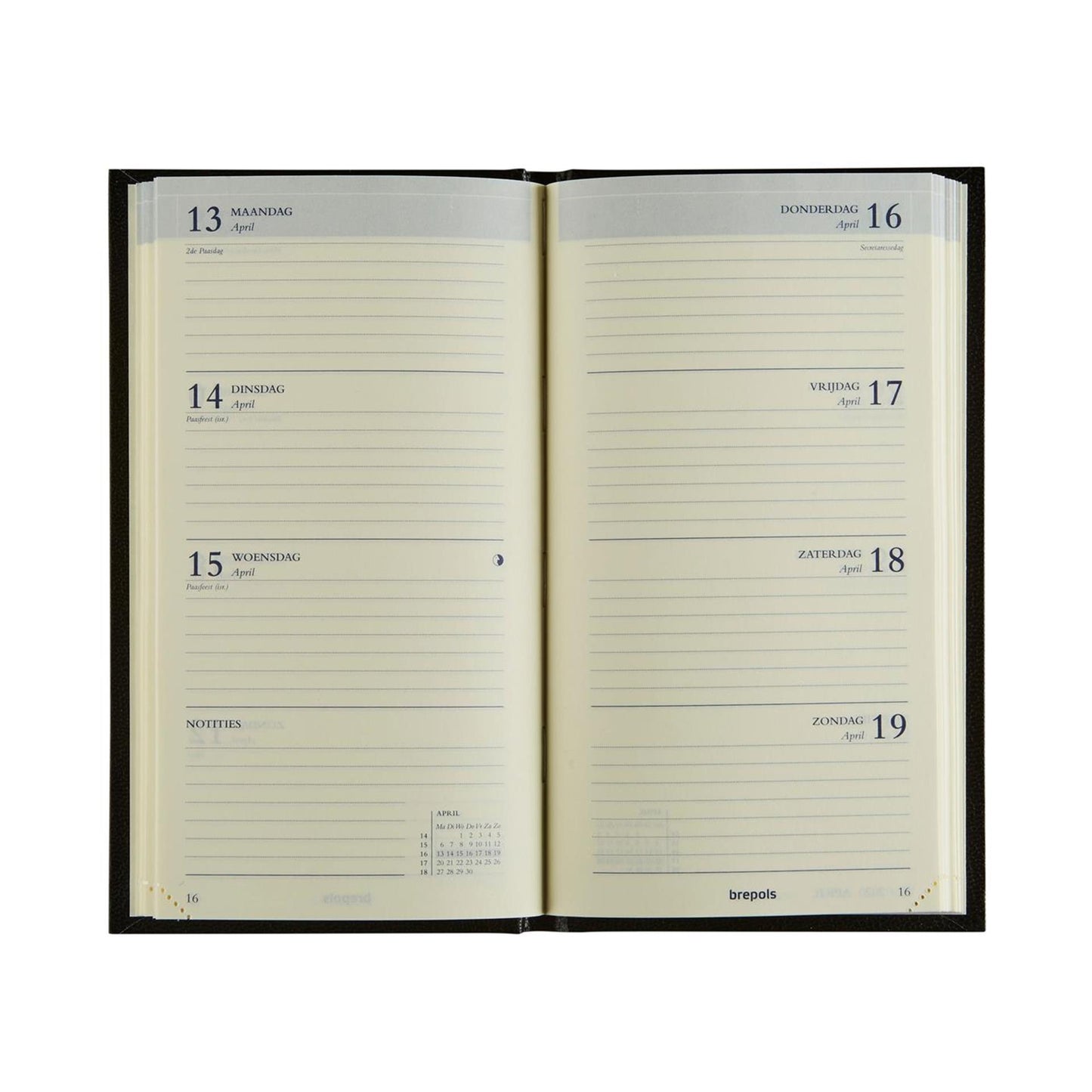 Brepols Taschenkalender Interplan Week nl 2026 Lima