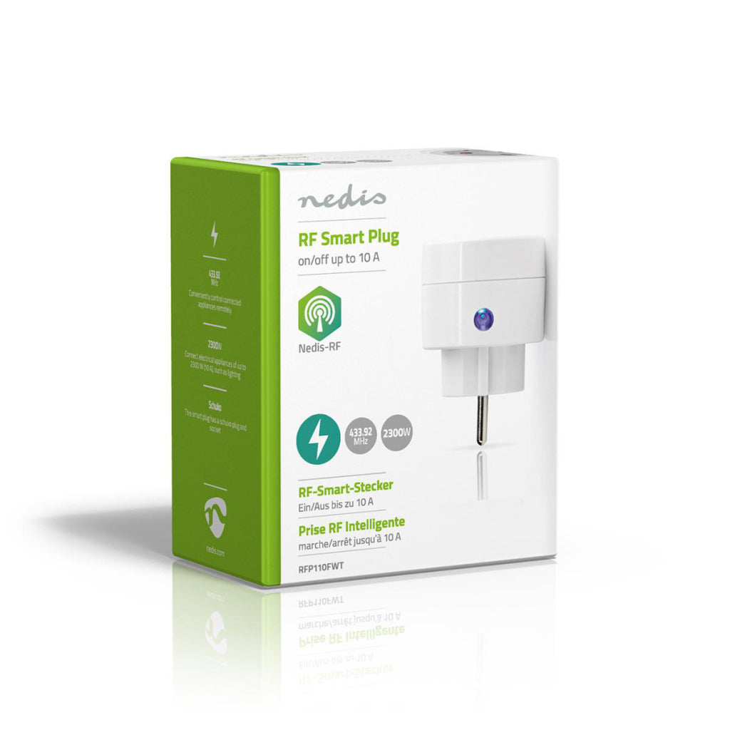 Nedis RFP110FWT RF -Stecker aus schuko Typ F 2300 W