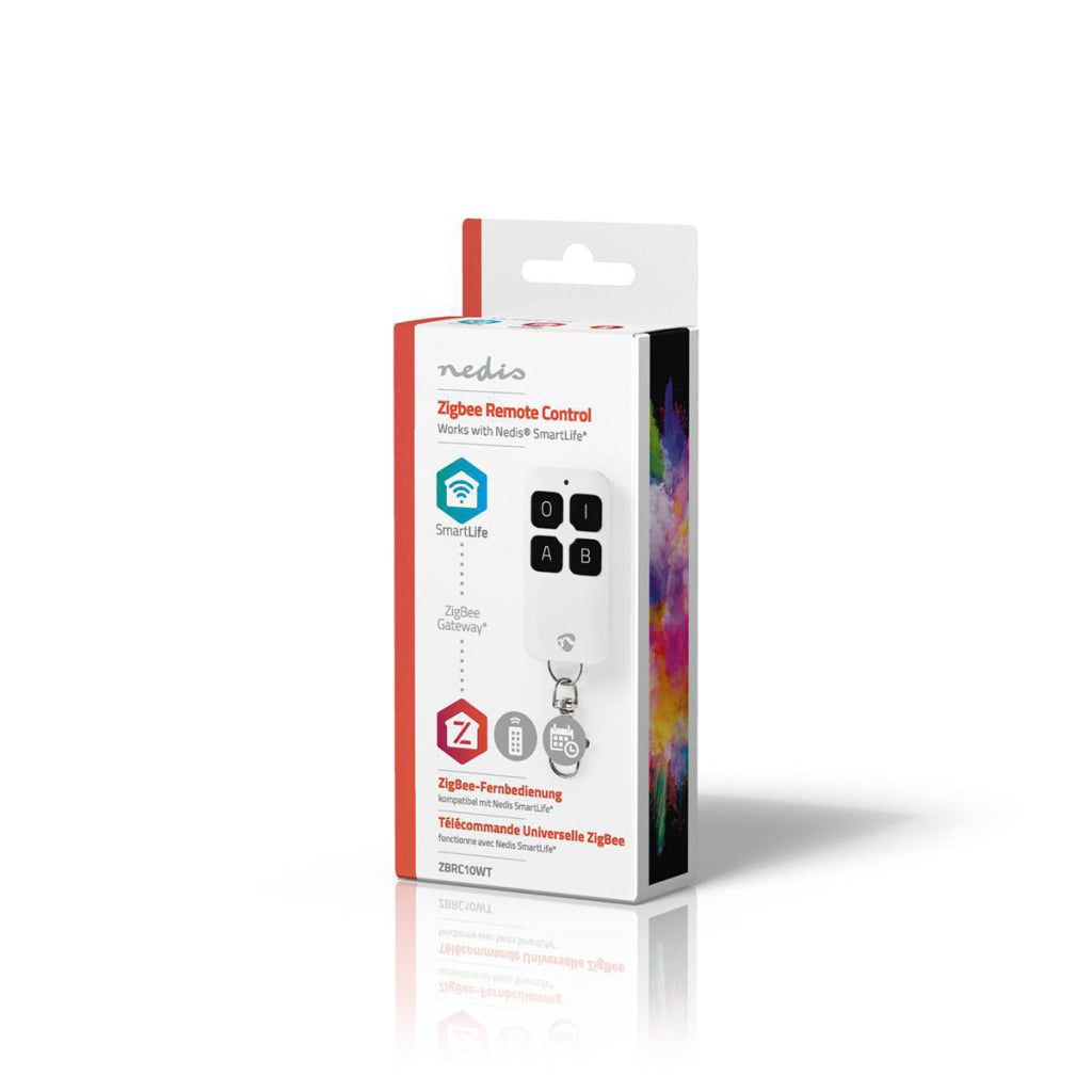 Nedis ZBRC10WT Fernbedienung Zigbee 4 Tasten einschließlich Batterieweiß