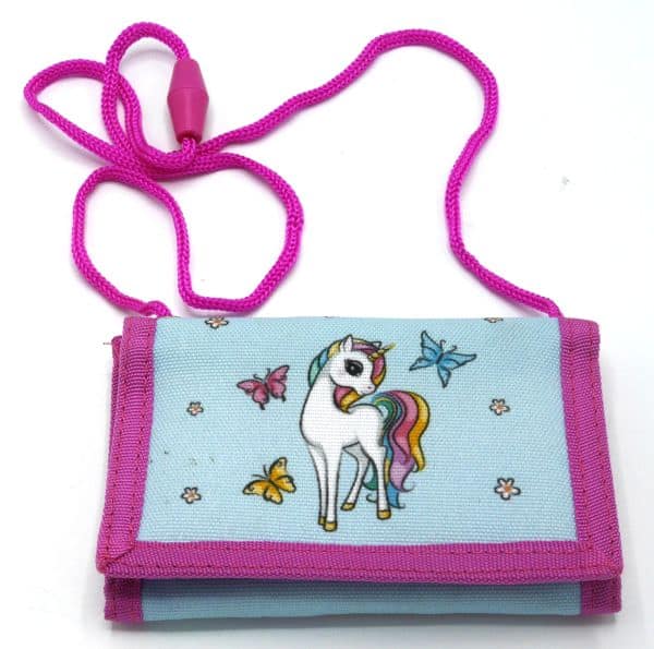 Jim Jam Kindergeldbörse mit Einhorn-Aufdruck