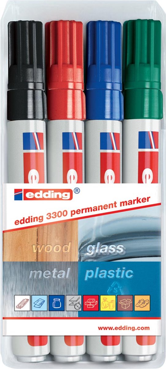 Edding Filzstift 3300 Diagonale 1-5mm sortiert